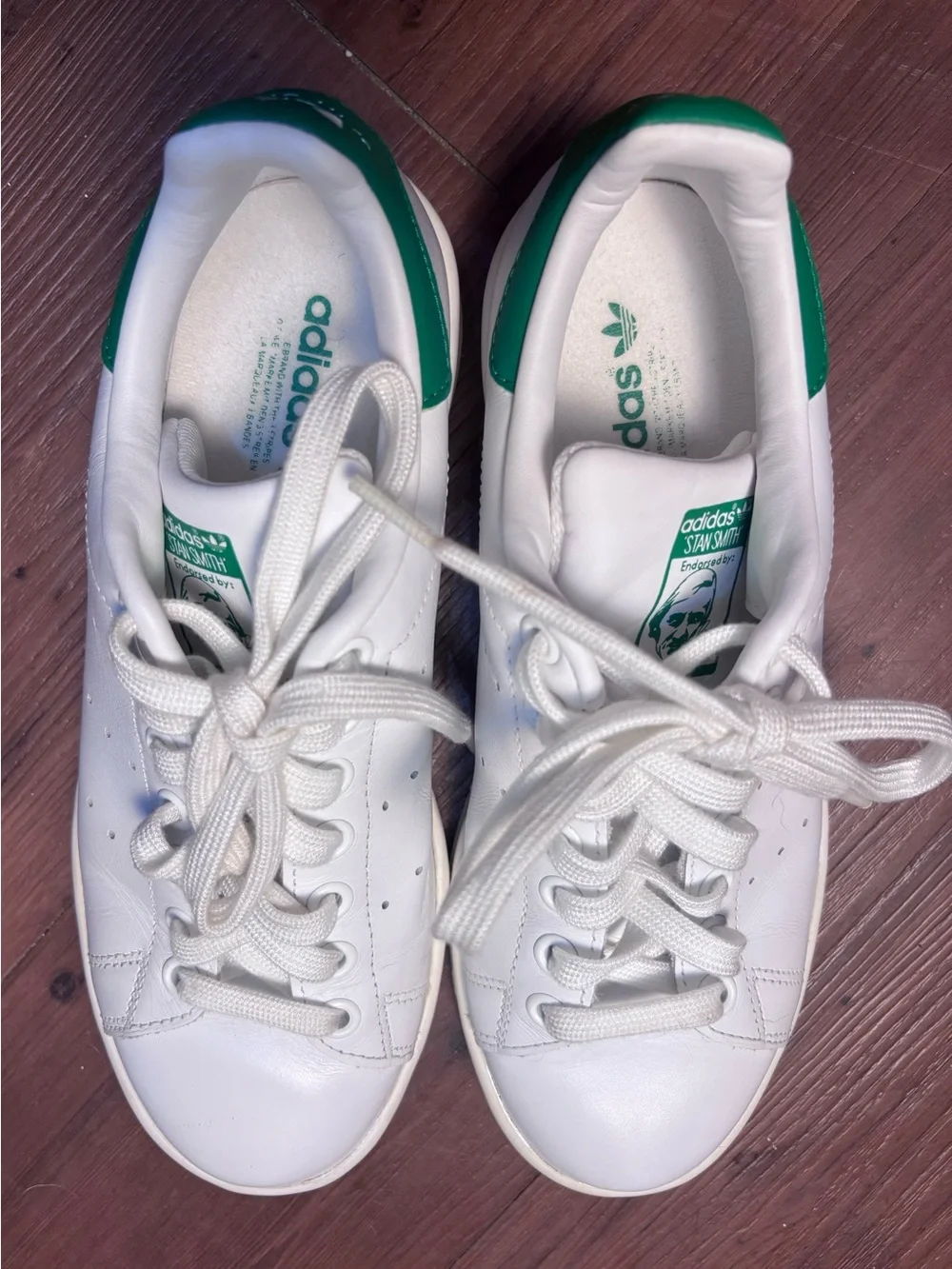 Adidas Originals Stan Smith Men's Shoes White Green 6.5